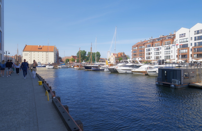 26 View of the Gdansk Marina on the Motlawa River in Poland